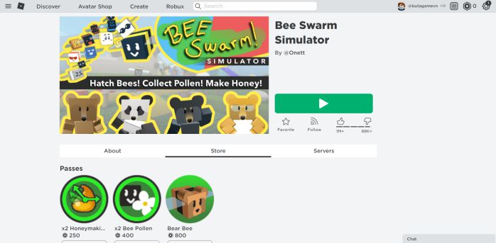 Chọn Bee Swarm Simulator