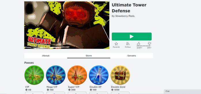 Nhấn chọn mode chơi Ultimate Tower Defense